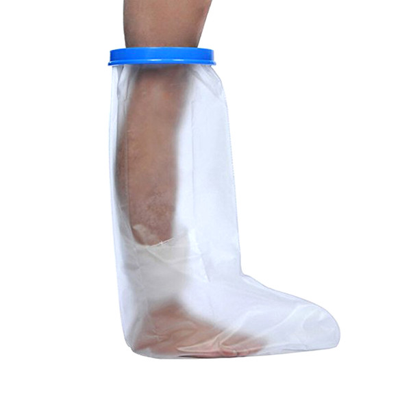 Adult Waterproof Foot Cast and Bandage Protector foe Shower Watertight Protection Half Leg - Size L