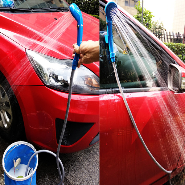 12V Car Washer portable Camping Shower set USB car shower DC 12V pump pressure Outdoor Travel Caravan Van water bucket