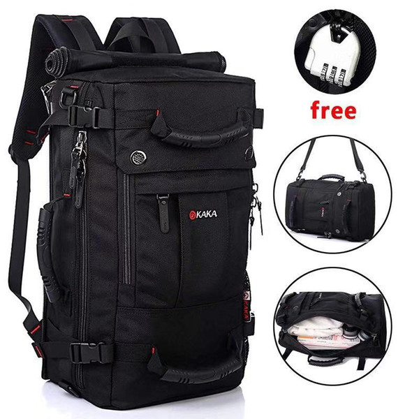 Men Backpack Travel Bag 40L Large Capacity Polyester Waterproof Backpacks Women High Quality shoulder Luggage Bags Bagpack