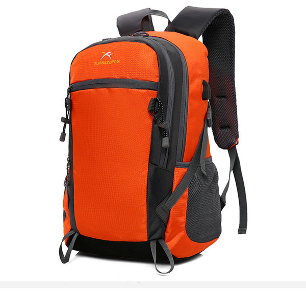 Leisure travel backpack men and women outdoor hiking riding bag large capacity sports backpack tide USB charging