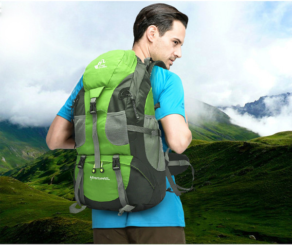 Outdoors Cycling sports bag 50L Light large capacity Mountaineering bag Explorer pack outdoor training backpack Man Woman Travel Bag