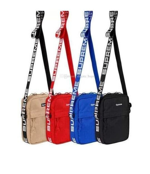 44th Pack Chest Unisex Fanny Pack Brand Fashion Waist Bag Men Hip-Hop Belt Men Messenger Bags 18ss Small Shoulder Bag 4 colors DHL Free