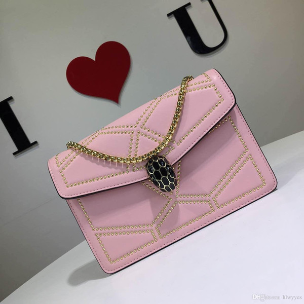 2018 New Lock Women Bag High Quality Genuine Leather Women Messenger Bags Casual Crossbody Bag Striped Starp Satchel Bolsa Feminina