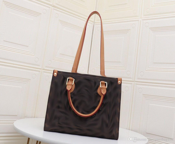 New Fashion Luxury Designer Woman Handbag Cross Bags Shoulder Genuine Leather High Quality Tote Purse bags cowhide embroidery splice 30cm