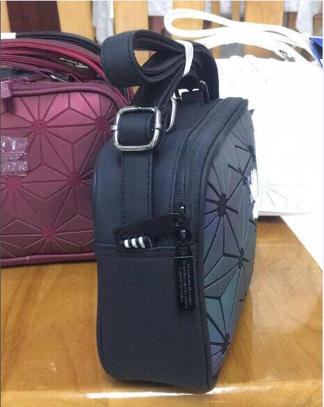 Designer- Rhombus Shoulder Bags Reflective Mosaic Messenger Bag Women Solid Color Folding Bag Casual Mobile Phone Bags Free shipping