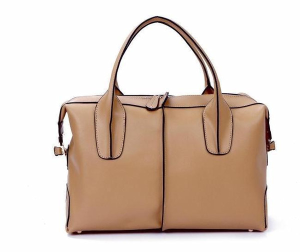 Fashion Genuine Leather Bag Cowhide Women's Shoulder Bags Vintage Messenger Bag Totes Handbag Purse 090