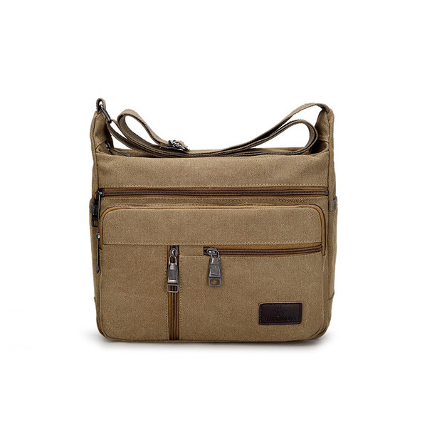 Men's Crossbody Bag Multifunctional Men Casual Bag High Quality Male Shoulder Messenger Bags Canvas Handbag