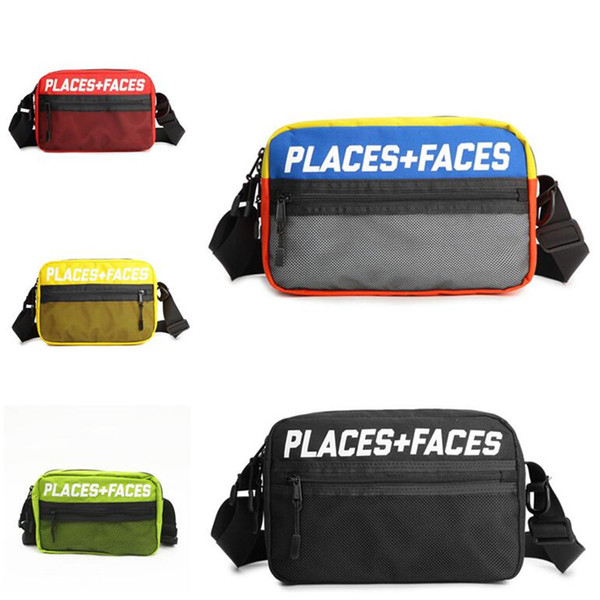 PLACES+FACES Fanny Pack Travel Sport Pouch Skateboards Men Women Shoulder Bag Outdoor Message Bags Mini Mobile Phone Packs Storage Bag