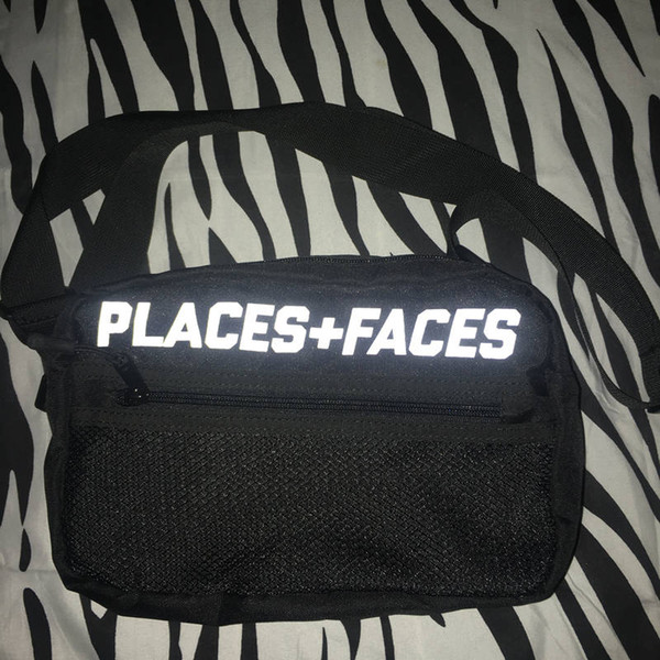 PLACES+FACES Life Skateboard Packs 18ss Bag Attractive Cute Casual Men Women Shoulder Bags P+F Mini Mobile Phone Packs Messenger Bags