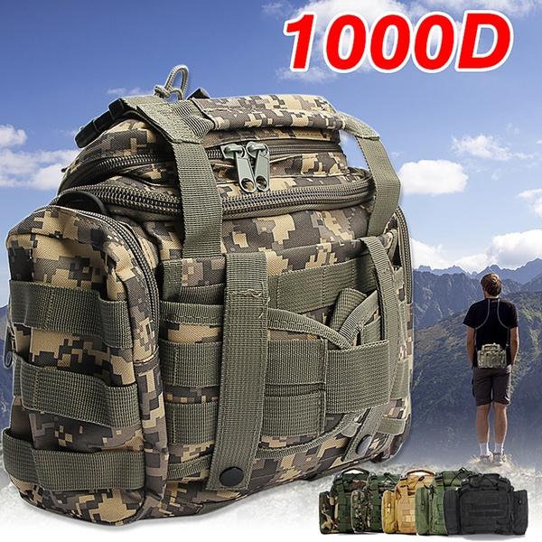 1000D Oxford Fabric Outdoor Sports Waist Tactical Bag Waterproof Carp Fishing Lure Box Tackle Storage