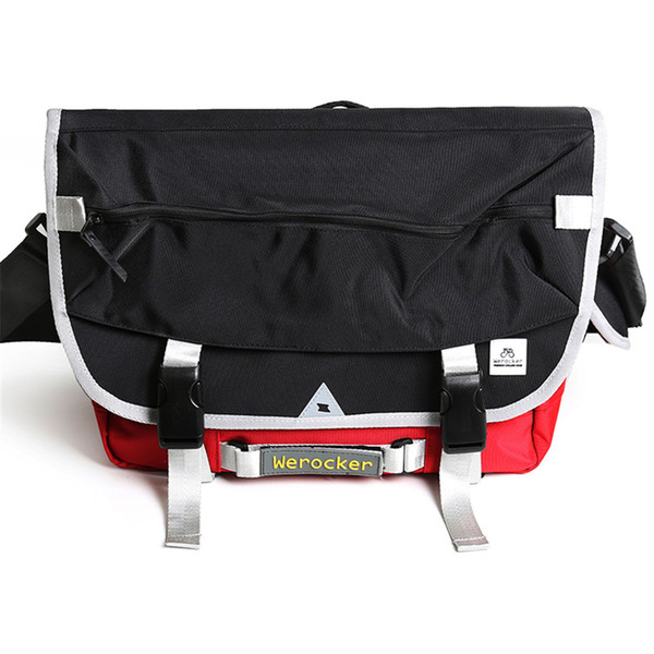 Street fashion shoulder bag Korean version of the Messenger bag tide men and women riding bicycle bag