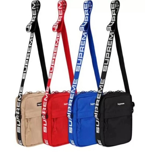 Sup 44th Pack Chest Unisex Shoulder Bag Fanny Pack Fashion Waist Bag Men Canvas Hip-Hop Belt Bag Messenger Bags 4 Color Free Shipping