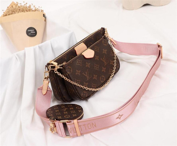 2020Fashion 3-piece Bags Suit High-grade Women Make Up Shoulder Bags Outdoor Nightclub Party Special Handbags Free Shipping