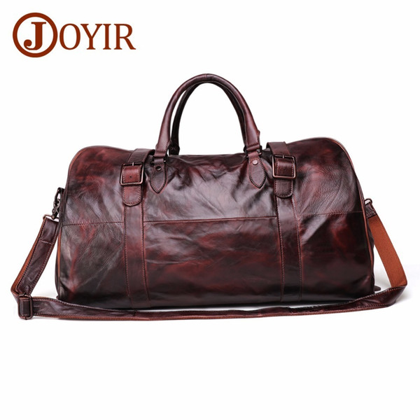 New Fashion Men's Handbag Travel Bag Genuine Leather Men Duffel Luggage Large Capacity Duffle Weekend Tote Stuff Sacks Best Free shipping