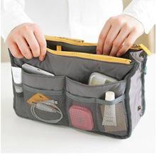 Nylon Packing Cube Travel Bag System Durable Bags Unisex Sundries Sorting Organize Bag Double Zipper Stationery Bags