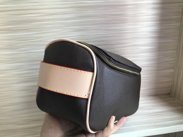 3 kinds of colors single zipper rectangular handbag women travel makeup bag new designer high quality men wash bag famous brand cosmetic bag