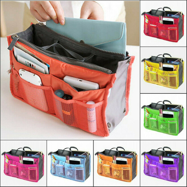 Handbag Organiser Insert Liner Travel Bag Organizer Large Purse Ladies Cosmetic