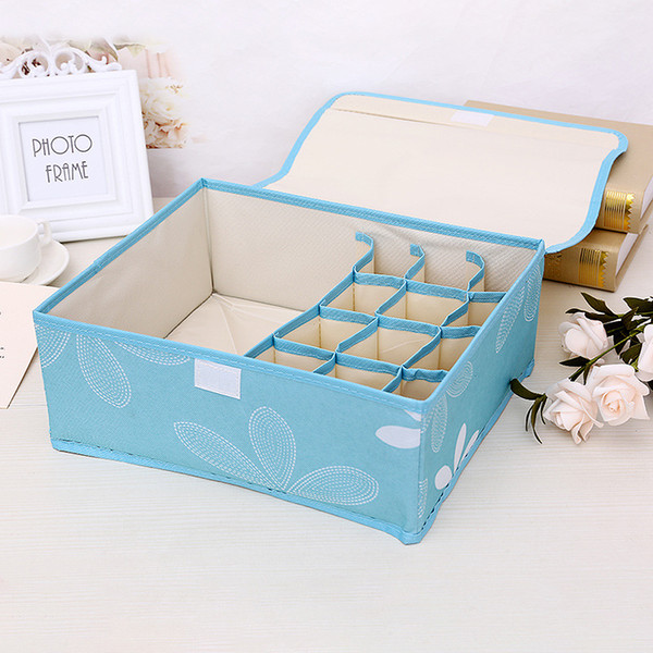 Fashion Closet Foldable Organizer Drawer Storage Box Case Sun Flower Lightweight Boxes 9L For Bra Ties Underwear Socks