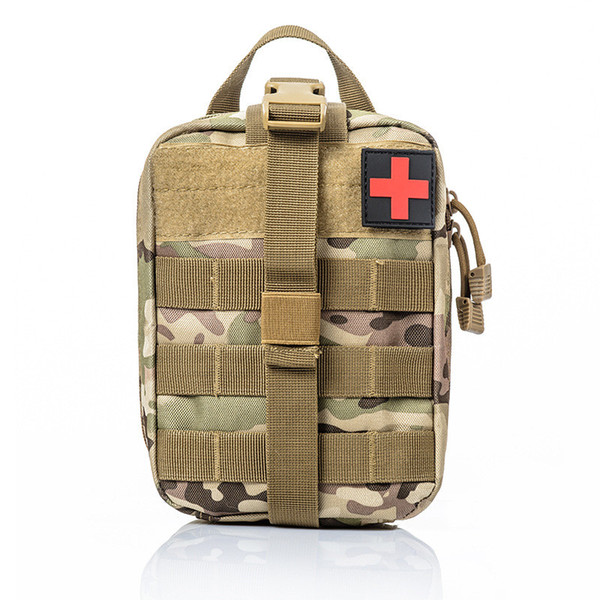 Outdoor medical kit first aid kit lifesaving kit nylon waterproof MOLLE accessory bag storage pockets military enthusiasts tactical package