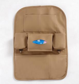 High quality Luxury Leather Car Seat Back Organizer Multi-function Storage Bag Car Seat Pocket Available For All Cars