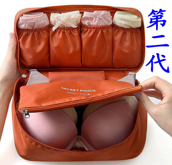 Useful Travel Season Underwear Pouch Mini Bra Underwear Storage bags travelling handbags portable secret pouch Waterproof pocket Packs Ver.2