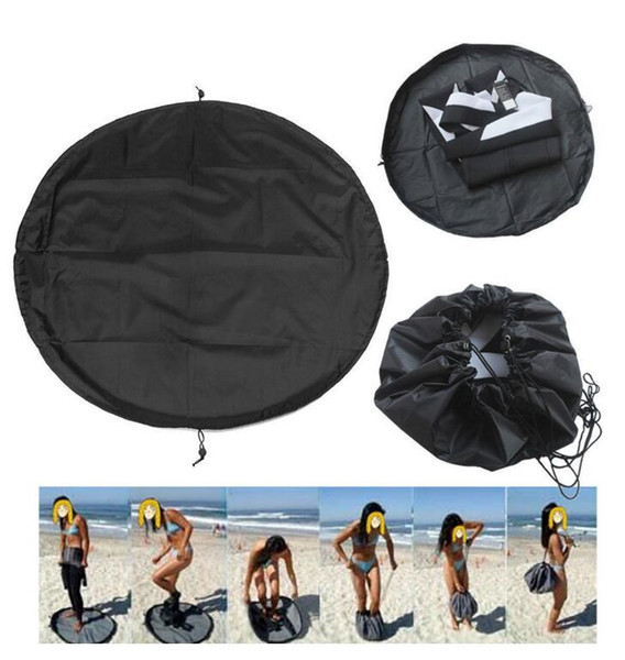 Hot Sale Portable Beach Swimming Clothes Fast Pull Organizer Diving Suit Surfing Cloth Storage Black Bag