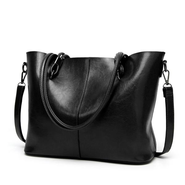 The new women's bag in 2018, simple and large-capacity female bag, casual and one-shoulder bag lady handbag, slanted bag, free delivery.