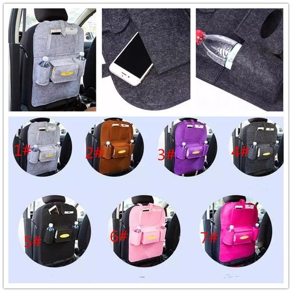 Free Design Auto Car Seat Back Multi-Pocket Storage Bag Organizer Holder Accessory Multi-Pocket Travel Hanger Backseat Organizing KKA3404