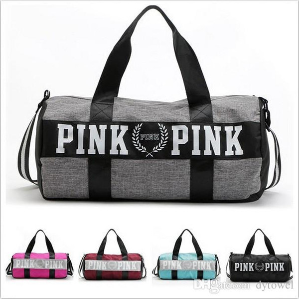 2016 New Fashion PINK Storage Bag organizer Travel Bag Waterproof Casual Beach Exercise Women Bag Free Shipping