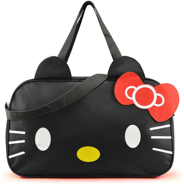 2019 Hello Kitty Handbags Women Travel Bags For Girls Cartoon Shoulder Bag Big Capacity Girls Travel Bag Handbags Y056