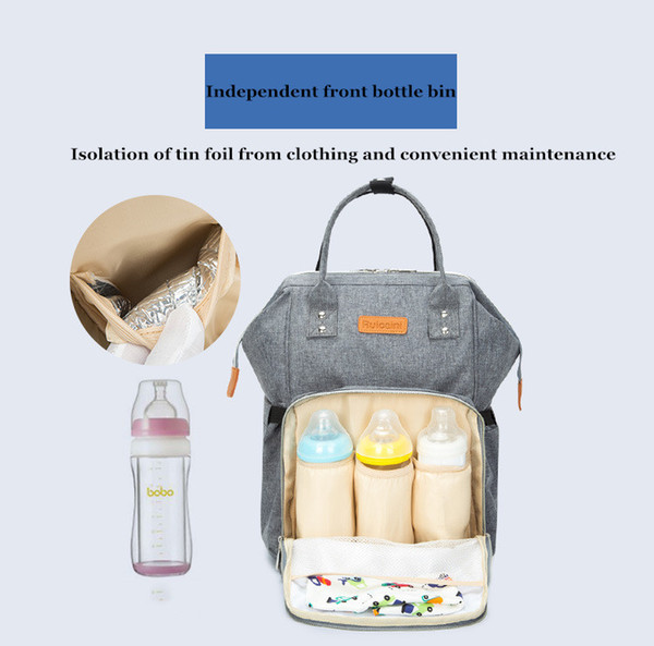 2018 new Korean version ma la ma shoulder bag mom bao big capacity multi-functional mummy bag travel backpack retail wholesale manufacturers