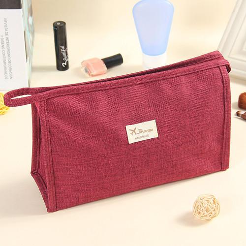 2017 Fashion Korean Edition Canvas Bag Pure Color Stuff Sacks New Popular Women's Cosmetic bag Free Shipping