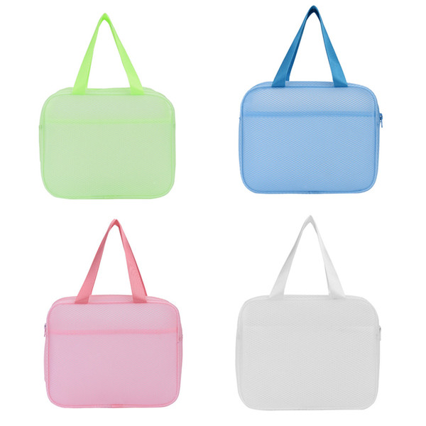 Thick Toiletry Organizer Bag Bathing Tote Storage Bag for Swimming Women Cosmetic Pouch Waterproof Transparent PVC Travel Beach Bag