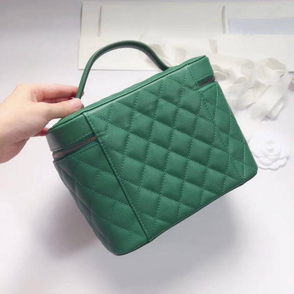 20190908005 2019 luxury handbags woman bags Cosmetic bag designer genuine leather runway female Europe brand top quality