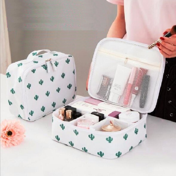 Ladies Men Women Make up Makeup Organizer Bag Cosmetic Toiletry Portable Outdoor Travel Kits Busin Storage