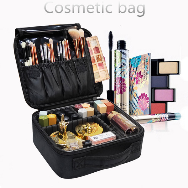 Women Profional Cosmetic Case Beauty Brush Makeup Travel Necary Waterproof Cosmetic Bag