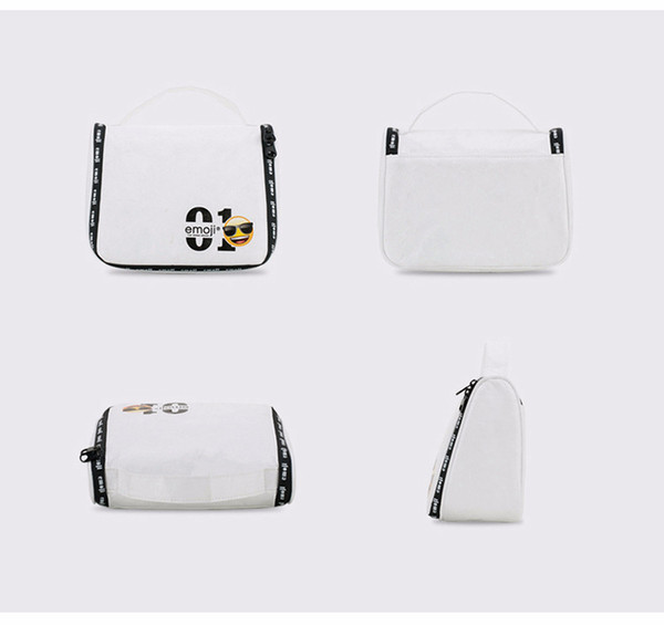 Thermal transfer cartoon cute wash storage bag Waterproof coated travel storage bag Lightweight wash cosmetic bag