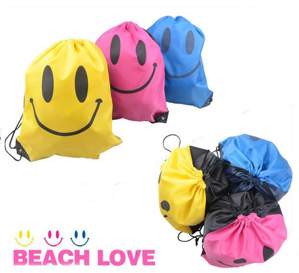 Smile Beam port package Swimwear Bag for shopping Travel pouch Swim Smile bag For Bath towel Swimwear Goggles Free DHL FEDEX