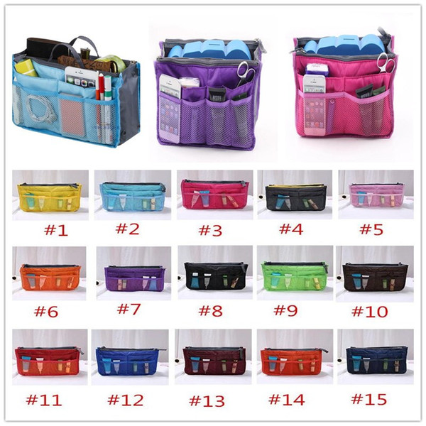 Free Design Universal Tidy Bag Cosmetic bag Organizer Pouch Tote Sundry Bag Home Storage Bags Travel Makeup Insert Handbag