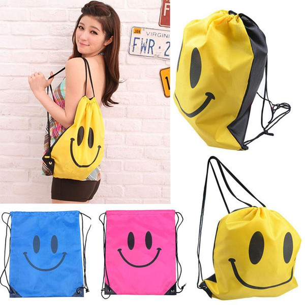 100Pcs DHL Smile Beam port package Swimwear Bag for shopping Travel pouch Swim Smile bag For Bath towel Swimwear Goggles Free DHL FEDEX