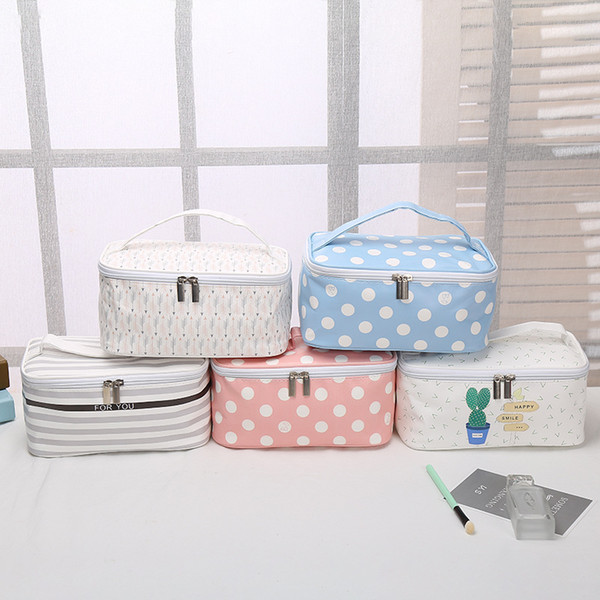 Hot Korean version of the wash bag Multi-function large capacity travel storage bag Women's outdoor cosmetics canvas storage bag