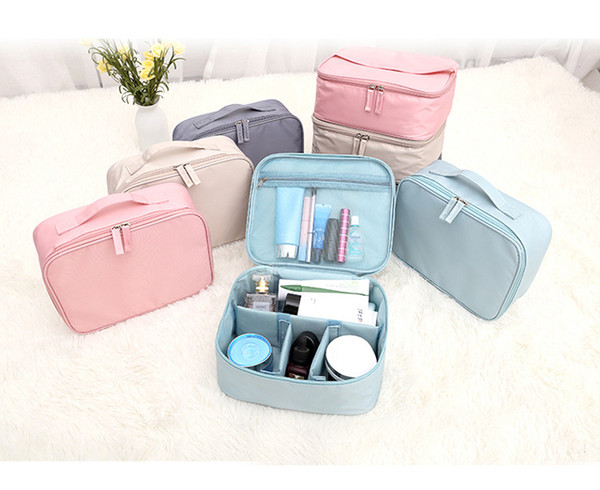 8 Designer Fresh Cosmetic Case Outdoor Travel Makeup Bags Portable and Durable Toilet Kits Best for Ladies and Girls Wholesale Free Shipping