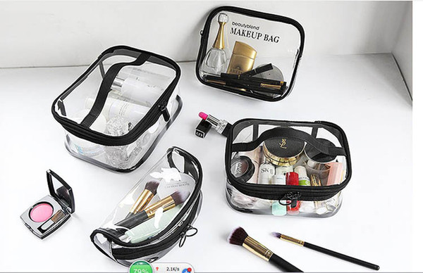 HG three-dimensional makeup portable wash bag transparent lipstick bag travel makeup with debris storage consolidation package