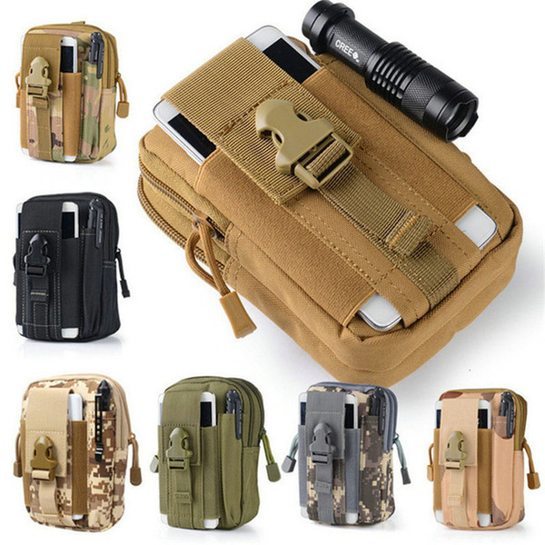 en Outdoor Tactical Pouch Belt Military Waist Fanny Bag Running Pouch Travel Camping Bags Tactical Military Pack