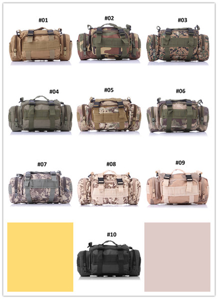 Tactical Sports Train Cycling Riding Camera Camouflage Dual-Use Waist Pack Bag