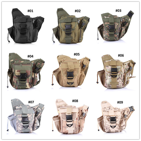 Outdoor Sports Tactical Gear Train Military Army Camera Waist Backpack Bag