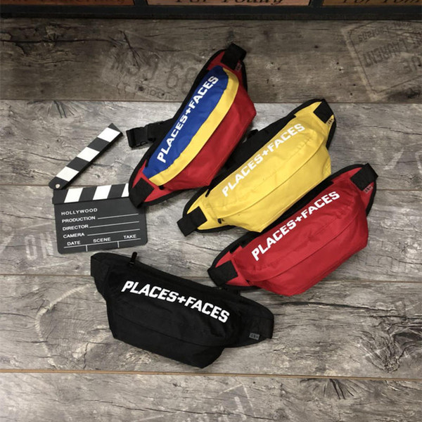 PLACES+FACES Sport Packs Waistpacks P+F Life Skateboards Bag Cute Casual Men's Outdoor Packs Mini Mobile Phone Packs Storage Bag