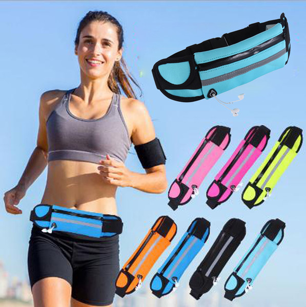 Outdoor Running Waist Bag Waterproof Mobile Phone Holder Jogging Belt Belly Bag Women Gym Fitness Bag Lady Sport Accessories