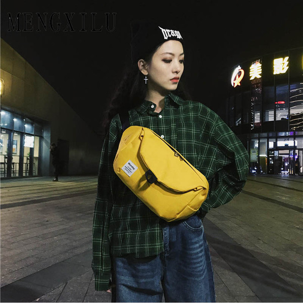 Unisex Boys Girls Oxford Waist Bags Zipper Crossbody Bag Casual Accessories Bags For Women Sac A Main Ladies Fanny Bag New