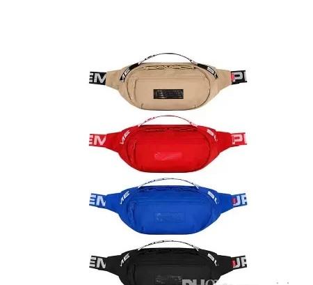 new Sup 18SS Waist Bag 44th Unisex Fanny Pack Fashion Men Canvas Men Messenger Bags 17AW Shoulder Bag 44th waist bag 3m